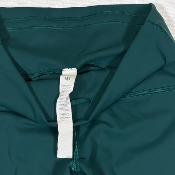 Lululemon Wunder Under SmoothCover High Rise Tight Legging 10 Teal Blue Green - Picture 3 of 5